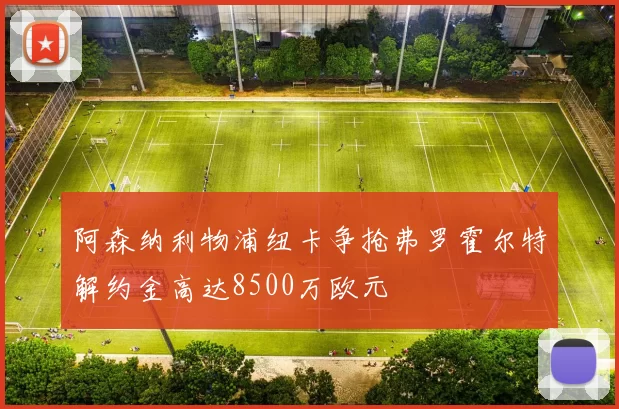 阿森纳利物浦纽卡争抢弗罗霍尔特解约金高达8500万欧元